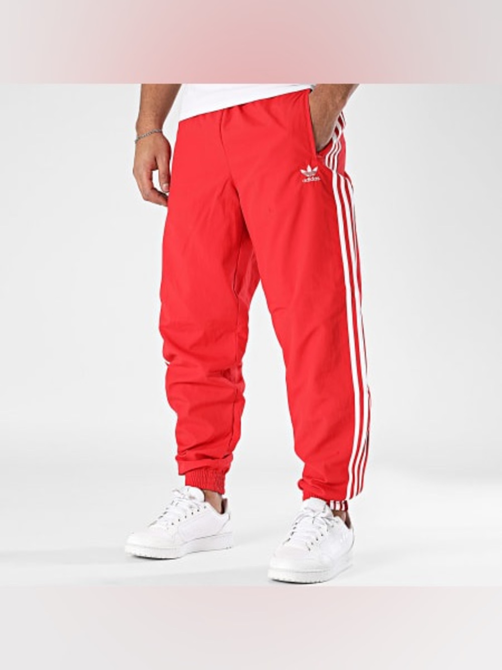 Adidas Originals [S] Men’s Woven Jogger Pants Red IT2498